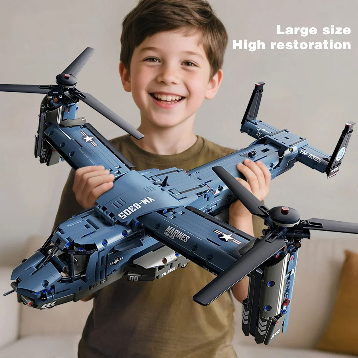 Jjrc Drone X12 - Militaire V-22 Osprey Tiltrotor Bouwstenen Set