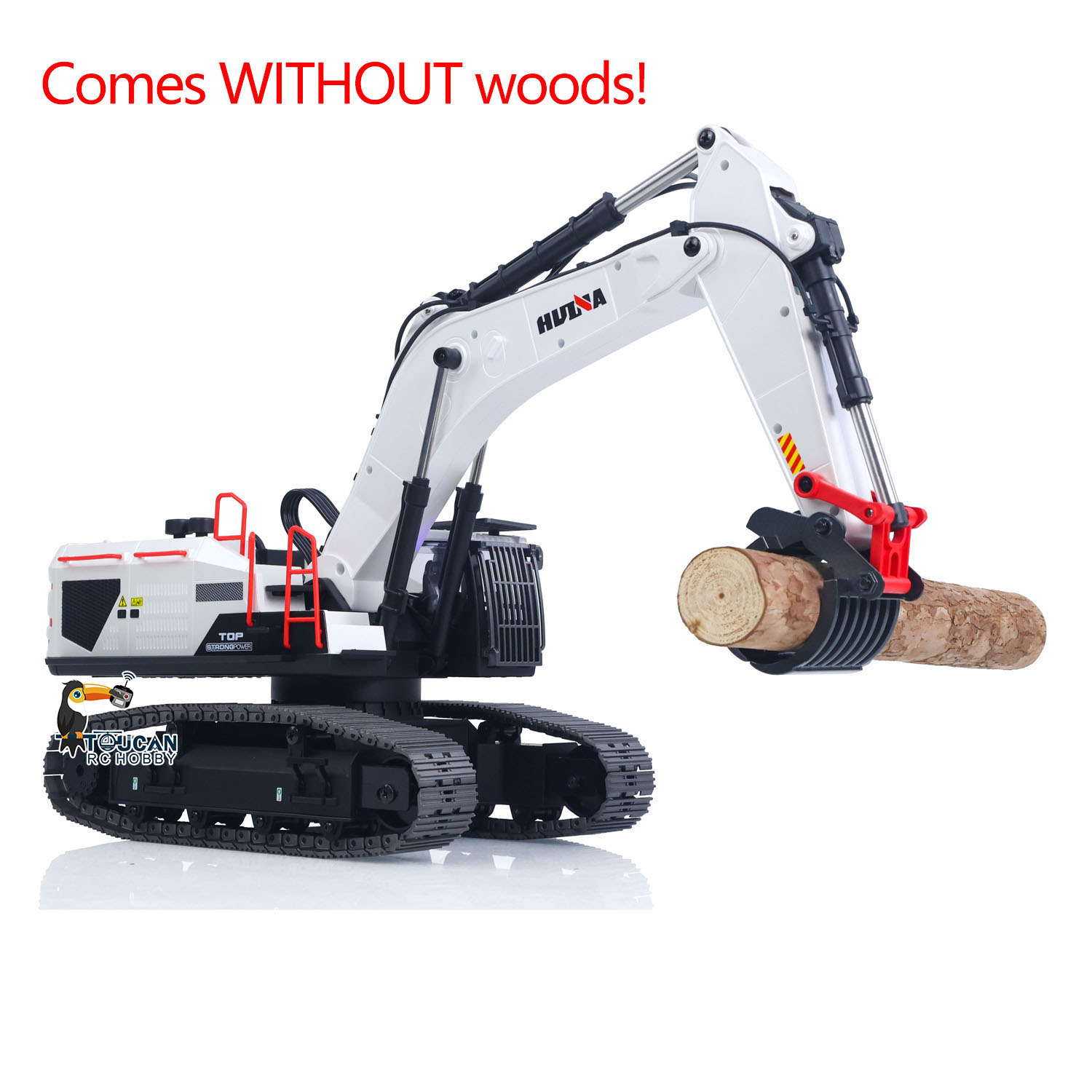 Rc Excavator Hydraulic - 1/14 Metalen HUINA 1594 RC Graafmachine