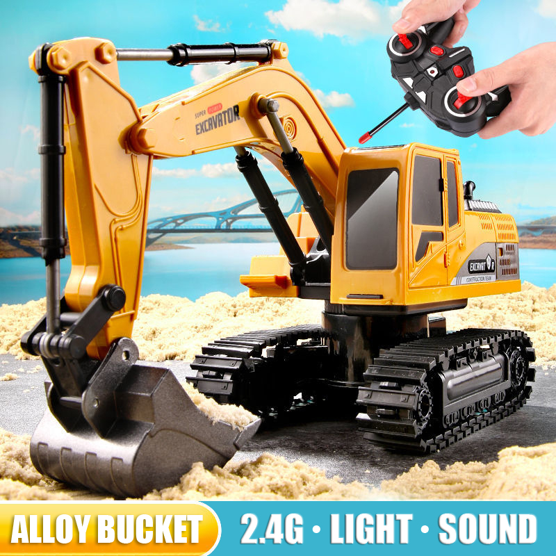 Rc Excavator Hobby - RC Graafmachine 2,4 Ghz 6 Kanaals