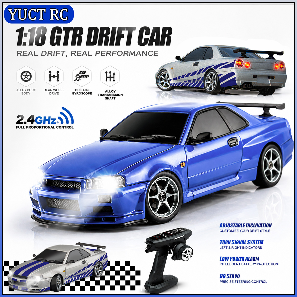 LDRC LD1899 1/18 RC Drift Auto - Rc Hobby Drift Car recensie en prijs