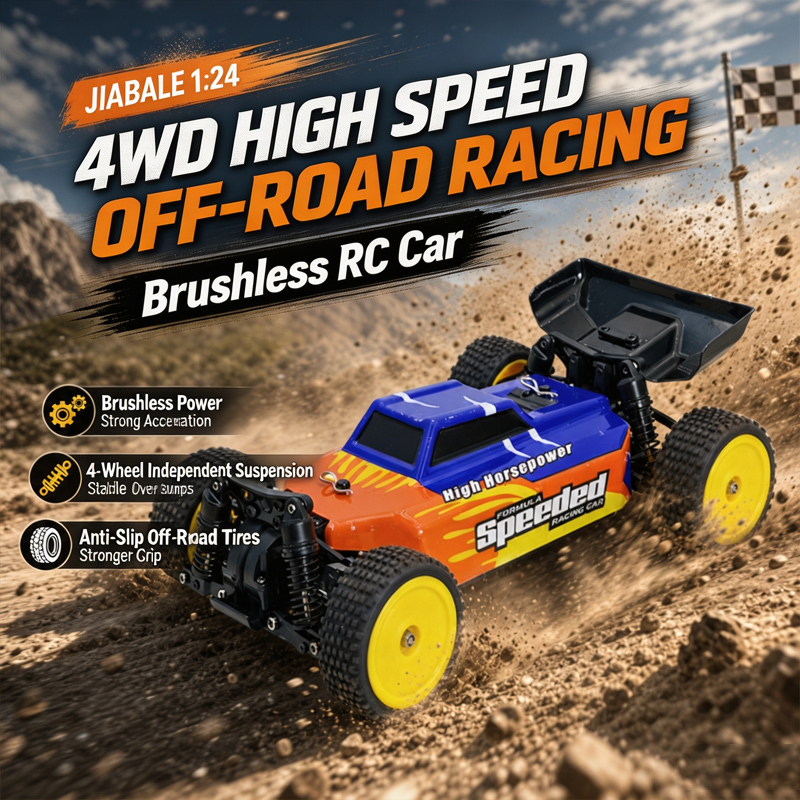 Jiabale 1:24 Borstelloze 4WD H - Rc Hobby Off Road recensie en prijs