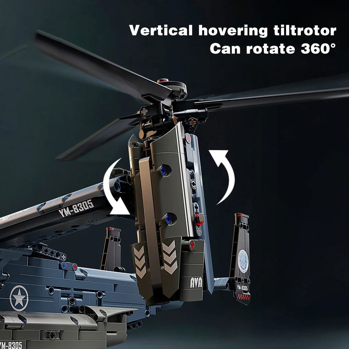 Militaire V-22 Osprey Tiltroto - Jjrc Drone X12 recensie en prijs