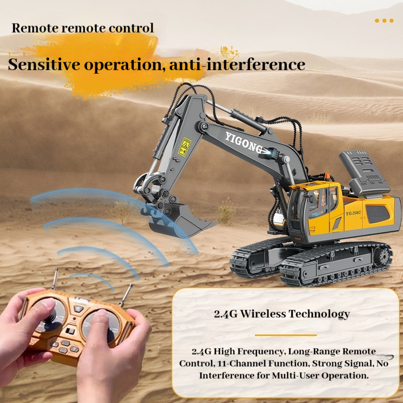 YIGONG Alloy Afstandsbediening - Rc Excavator Hydraulic recensie en prijs