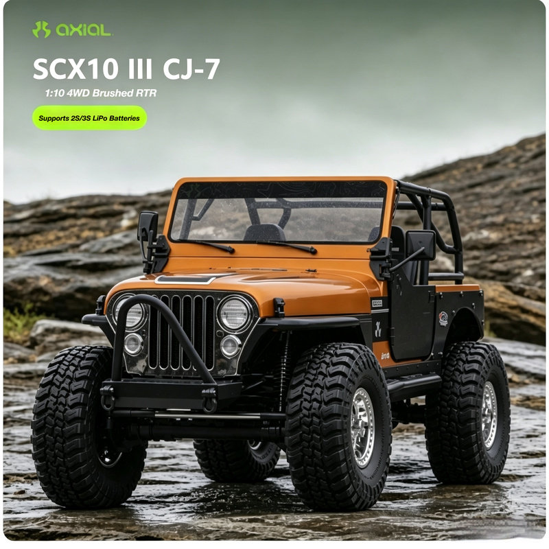 Axiale 1/10 Scx10 Iii Cj-7 4wd - Rc Hobby Off Road recensie en prijs