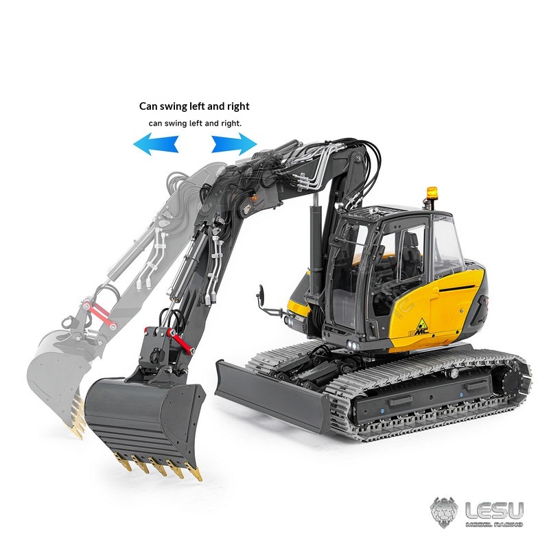 LESU Rc Hydraulische Graafmach - Rc Excavator Hobby recensie en prijs