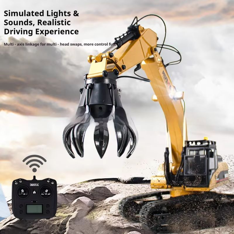 Huina Upgrade 1590 1/14 Metale - Rc Excavator Hobby recensie en prijs
