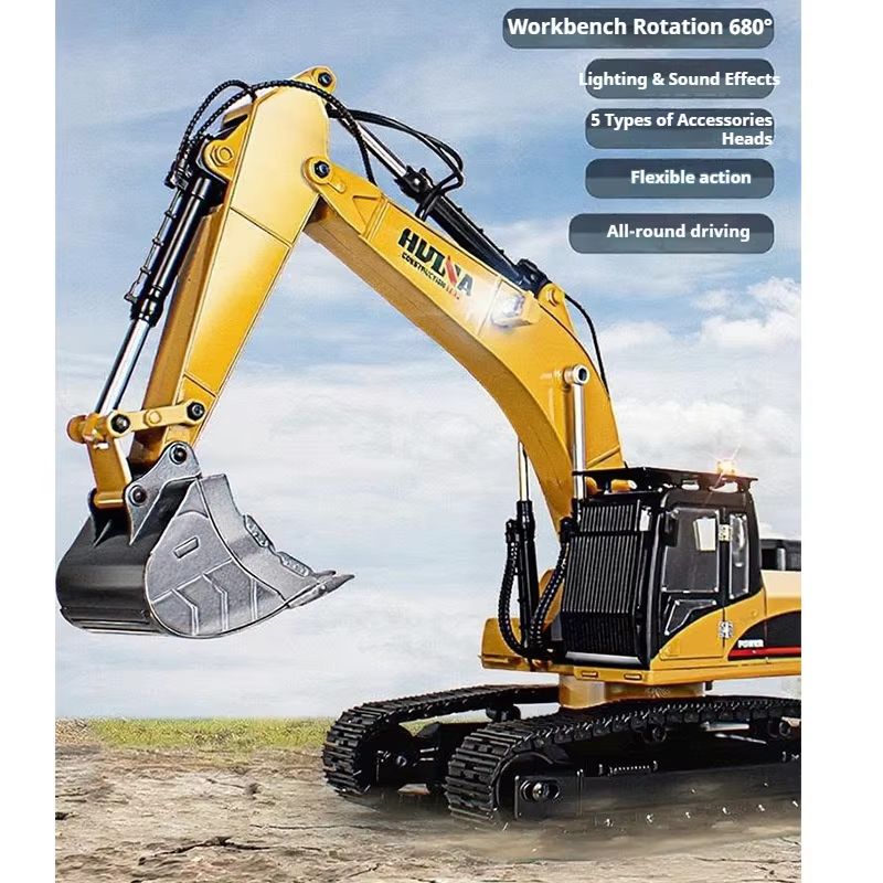 Huina Upgrade 1590 1/14 Metale - Rc Excavator Hobby recensie en prijs